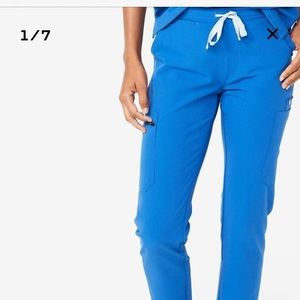 Figs Royal Blue Scrub Pants